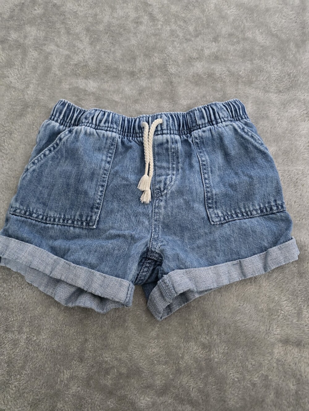 Girls Cat & Jack Jean Pull On Shorts Size 8